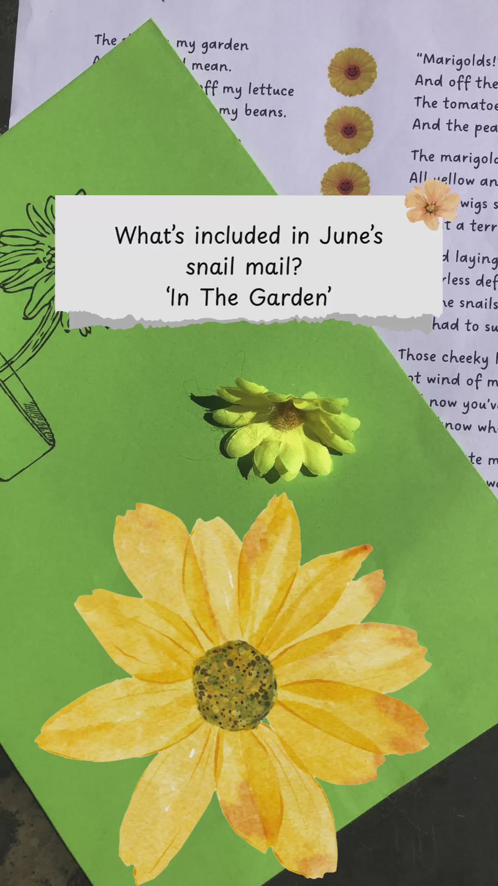 Happy Snail Post – Monthly Snail Mail Club for Children